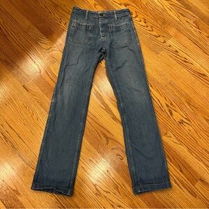 Vintage Mister Freedom Jeans Women’s Patch Pocket Adjustable Jeans 28 x 32